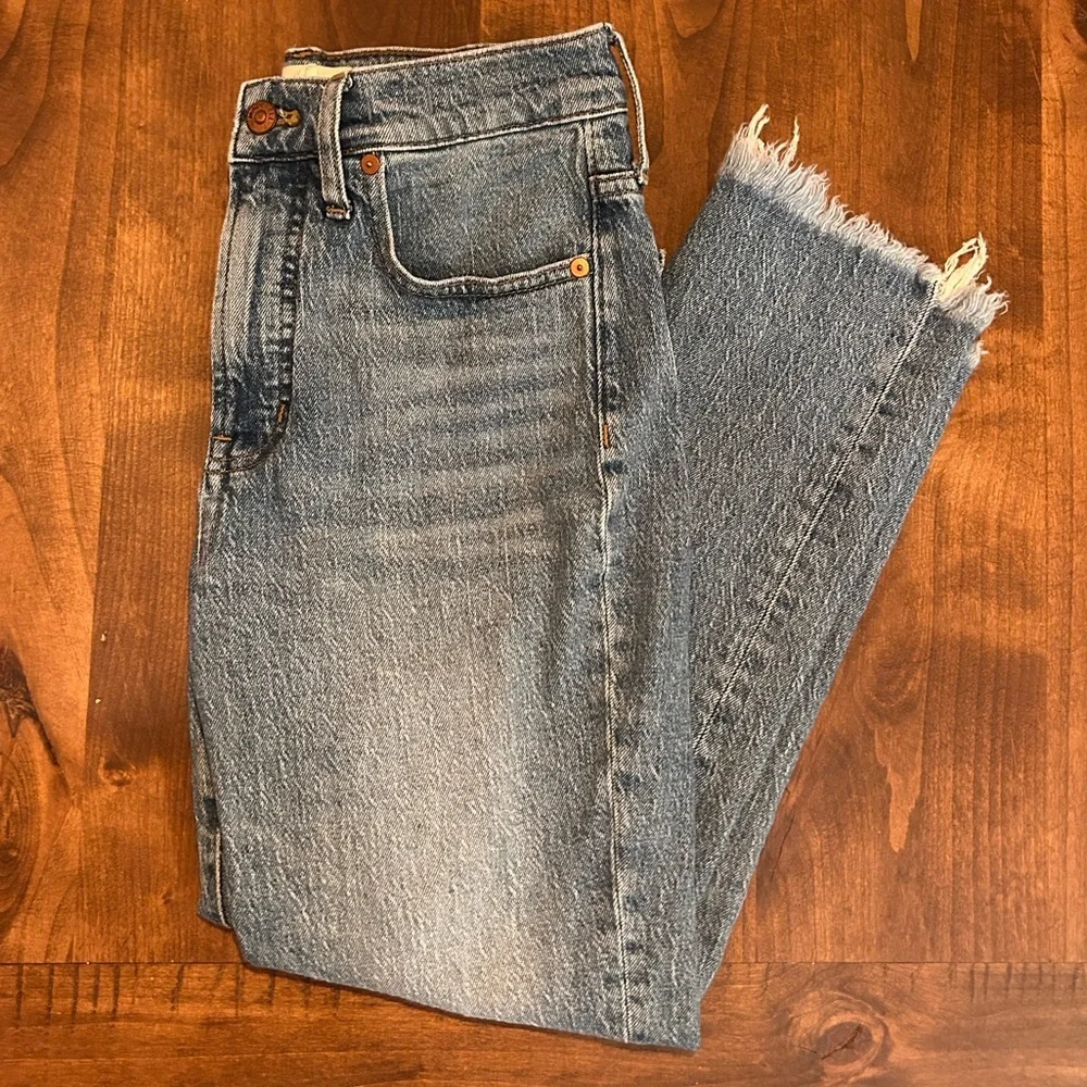 Madewell The Petite Perfect Vintage Jean Tapered Straight Leg - Picture 2 of 5